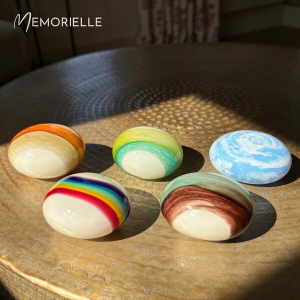Glass Memory Pebble - Rainbow - Image 3