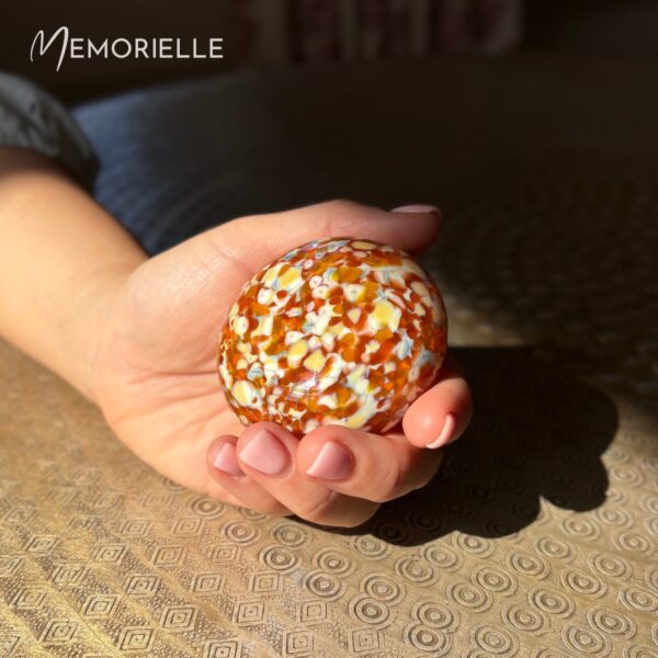 Glass Cuddle Stone - Autumn Fall - Image 2