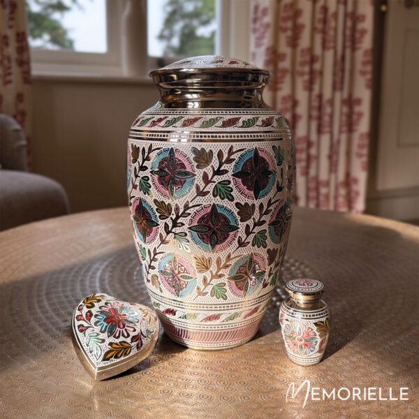 Peaceful Brass Adult Urn - Image 2