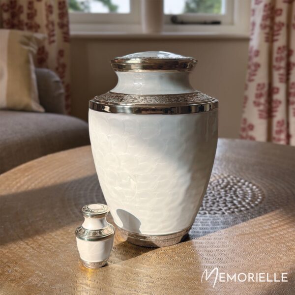 Silver Sympathy Adult Brass Urn - Image 2