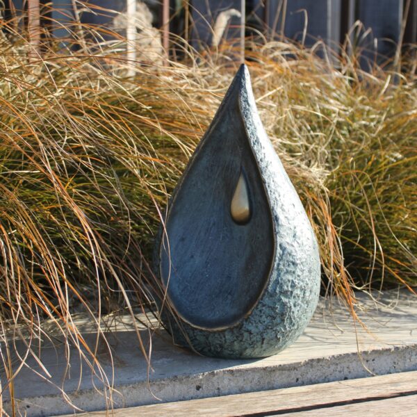 Bronze Urn - Golden Teardrop - Image 2