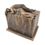 Copper Angel At Rest Outdoor Urn (8L)