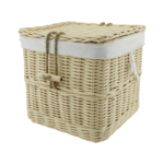 Woven Ashes Casket - Light Willow