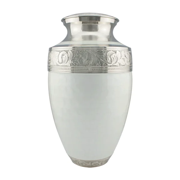 Double Capacity Companion Urn Silver Dignity