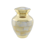 Gold & Mother of Pearl Brass Keepsake
