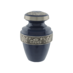 Ocean Blue & Pewter Brass Keepsake