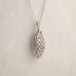 Scrolled Drop Pendant