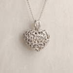 Scrolled Heart Pendant