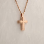 Rose Gold Plated Cross Pendant