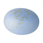 Hand-Blown Glass Urn for Children's Ashes - Blue