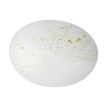 Hand-Blown Glass Urn for Children's Ashes - White