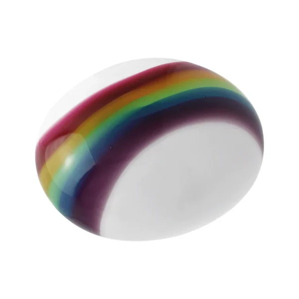 Rainbow Glass Memory Pebble For Ashes