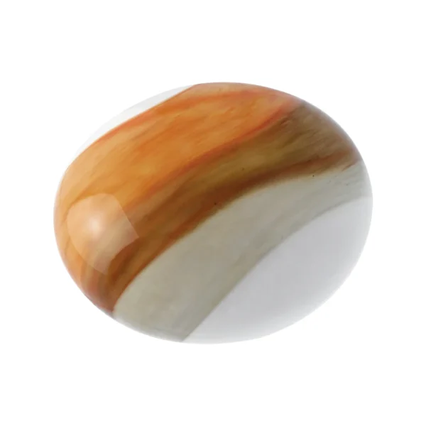 Russet Glass Memory Pebble For Ashes