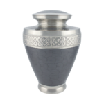 French Grey Serenity Adult Brass Urn