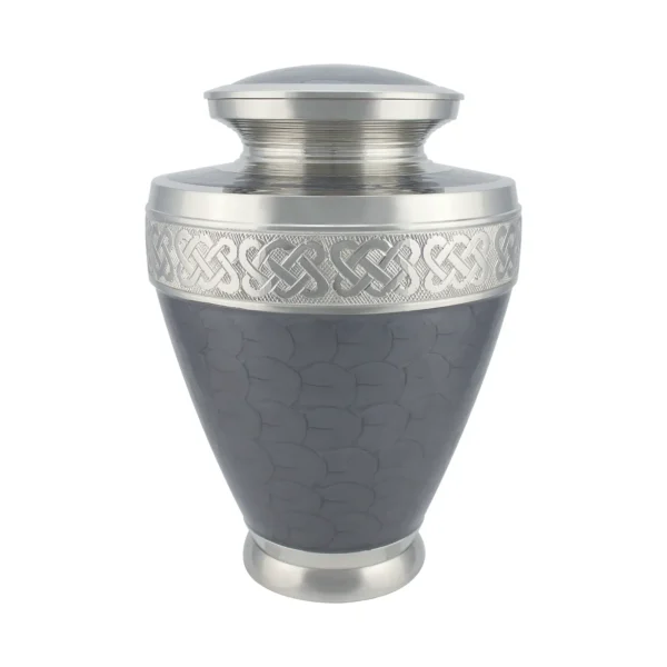 French Grey Serenity Adult Brass Urn