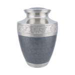 French Grey Tranquility Adult Brass Urn