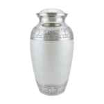 White Sanctum 2000 Adult Brass Urn