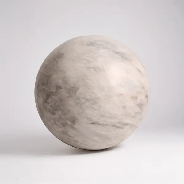 Lunar Marble Sphere Urn for Ashes