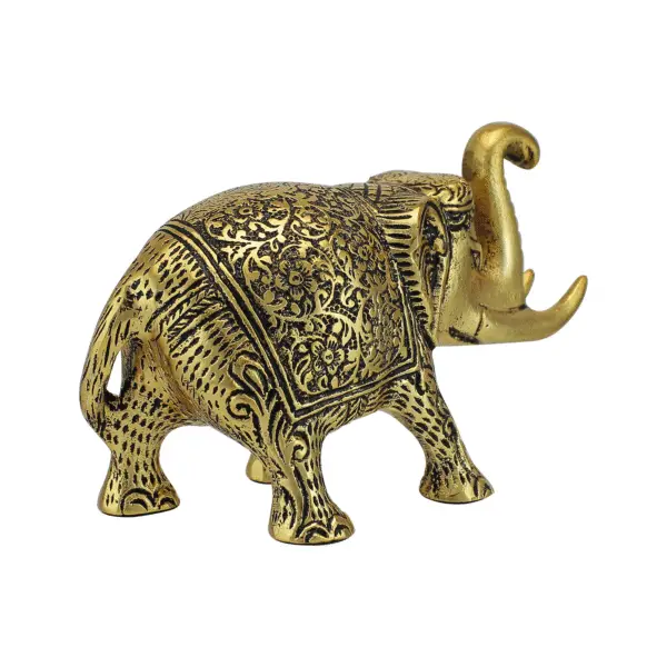 Majestic Elephant Keepsake - Gold - Image 3