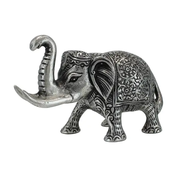 Silver Majestic Elephant Keepsake