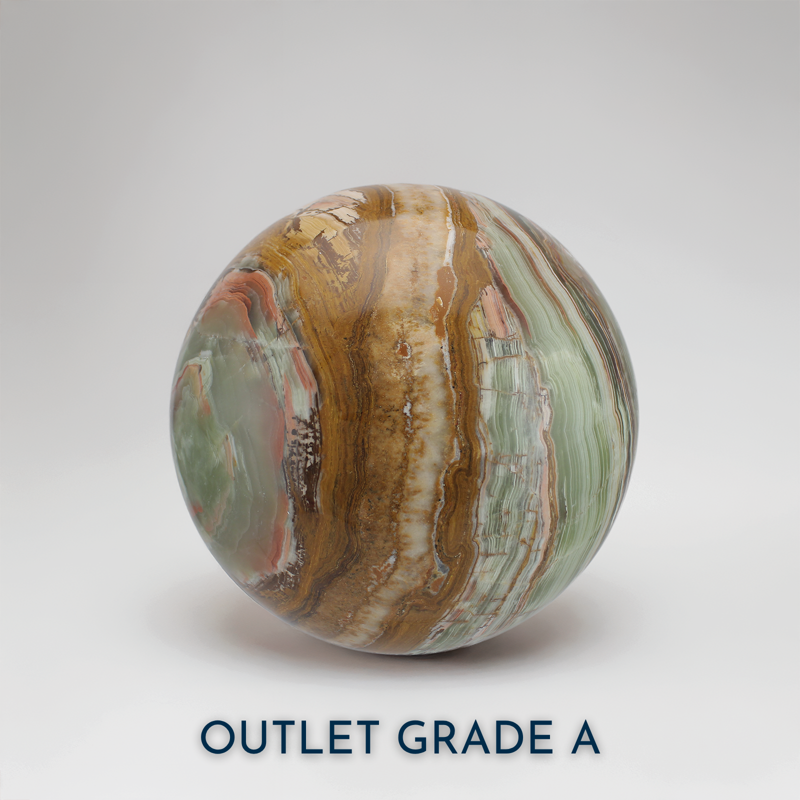 Earth - Green Onyx Sphere Urn | Outlet Grade A