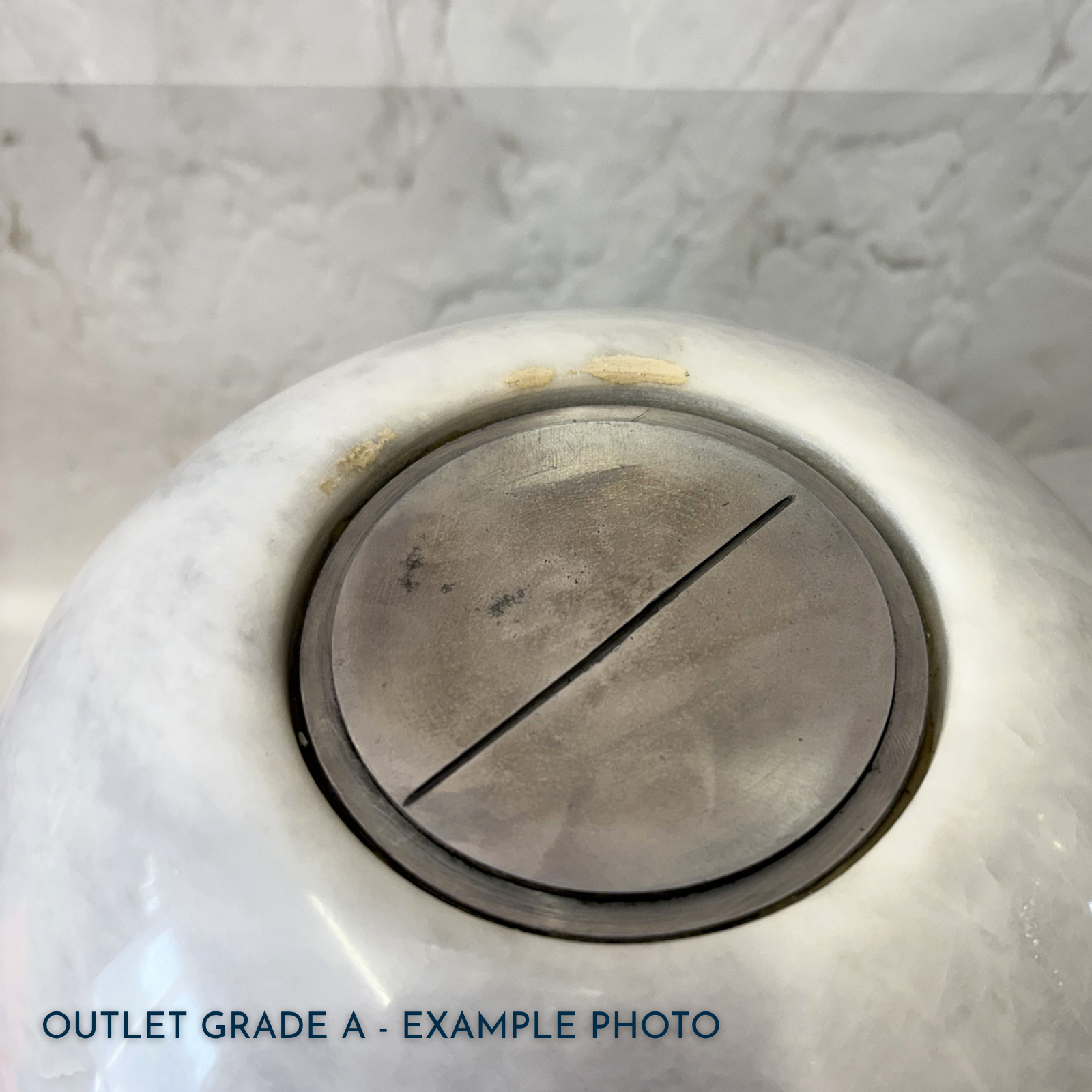 Lunar - Marble Sphere Urn | Outlet Grade A - Image 5