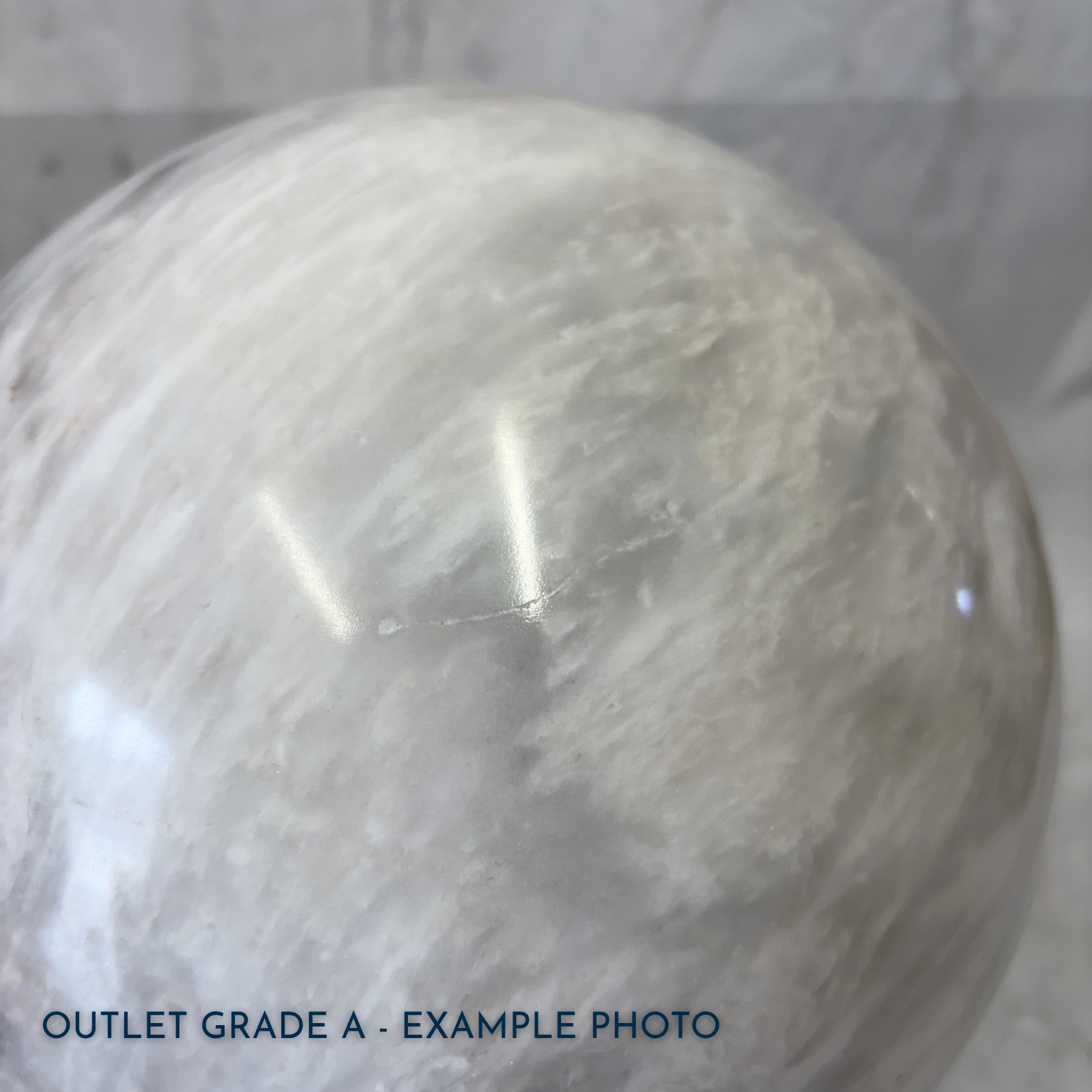 Lunar - Marble Sphere Urn | Outlet Grade A - Image 6