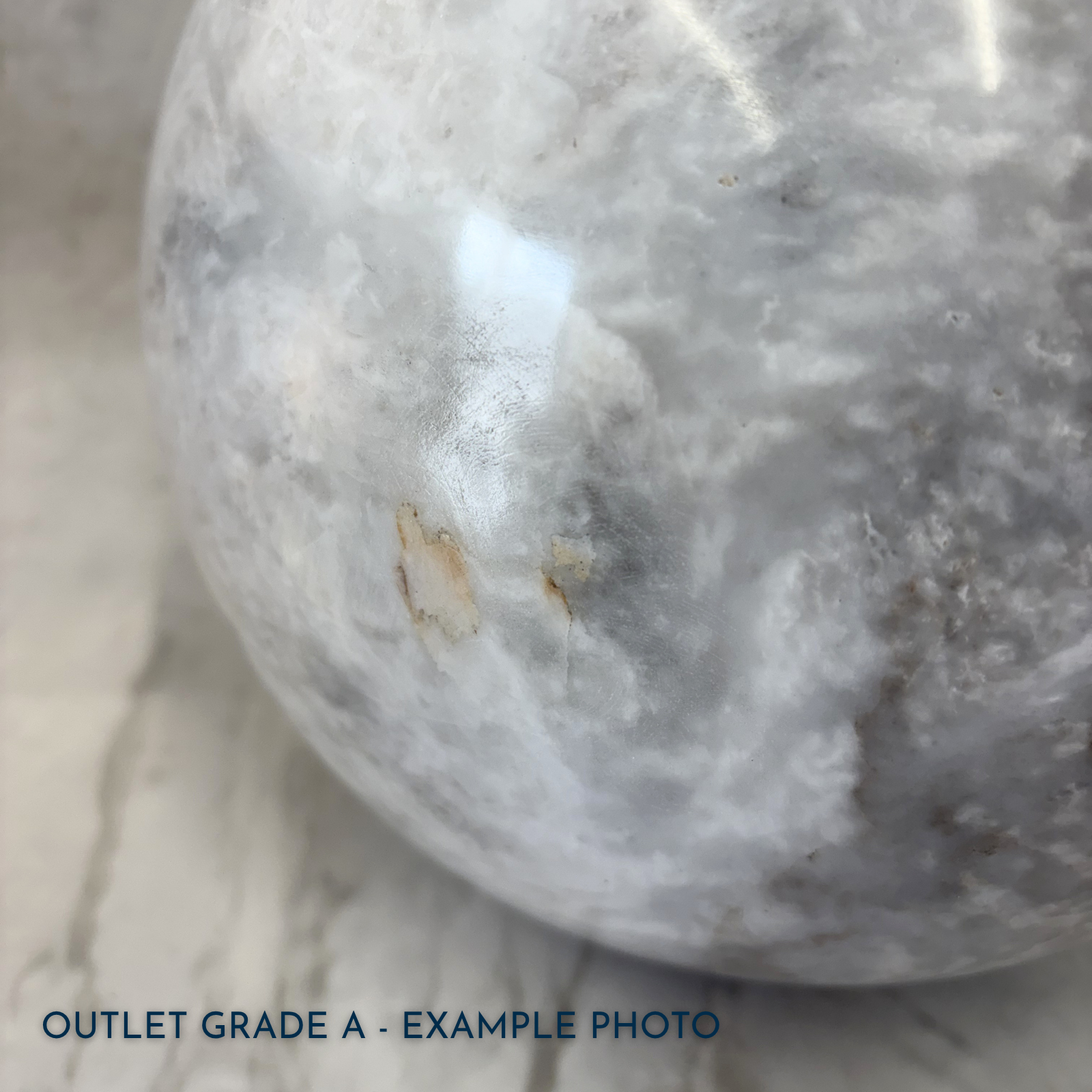Lunar - Marble Sphere Urn | Outlet Grade A - Image 9
