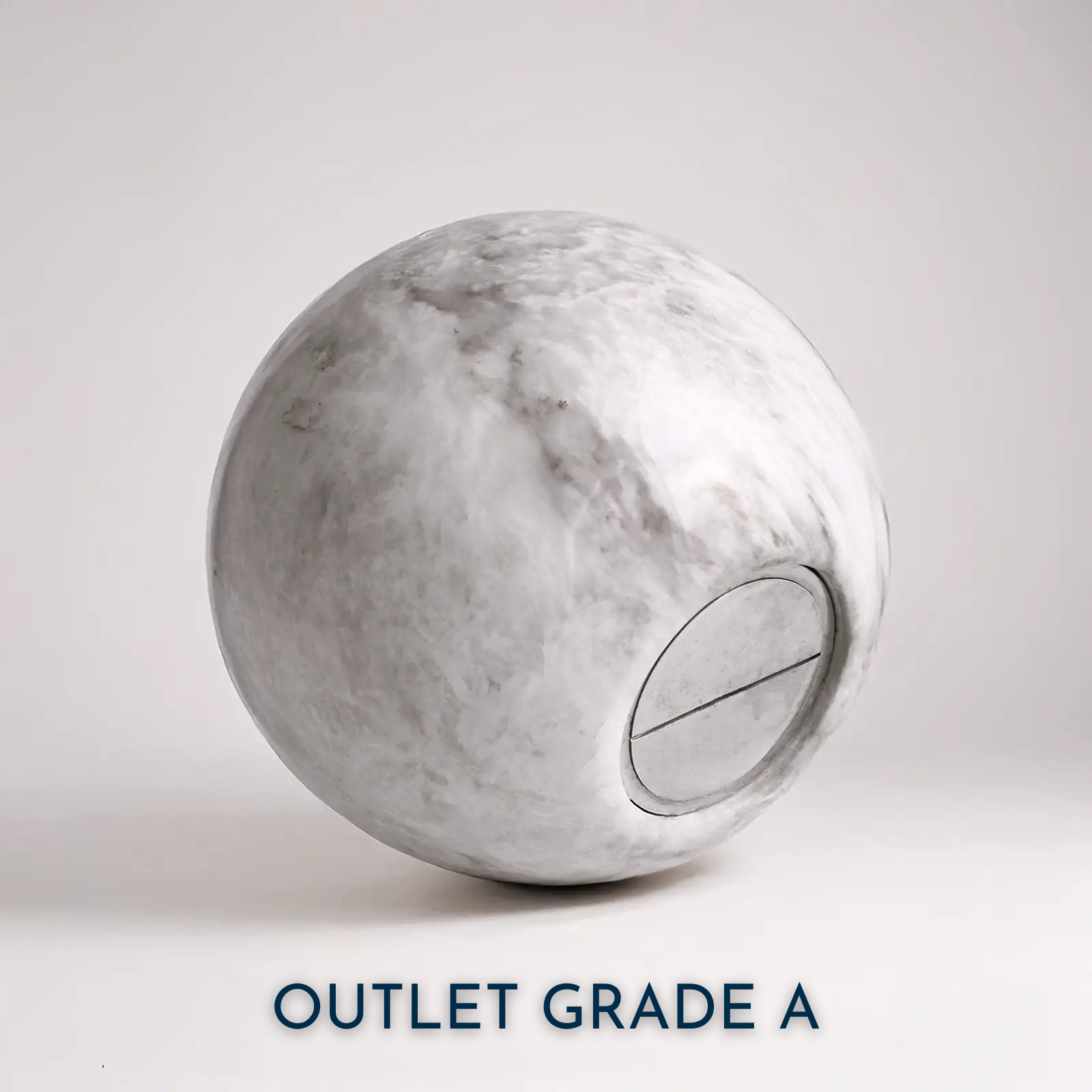 Lunar - Marble Sphere Urn | Outlet Grade A - Image 2