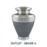 Large French Grey Serenity Brass Urn (4.5L) | Outlet Grade A