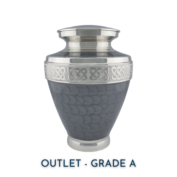 Large French Grey Serenity Brass Urn (4.5L) | Outlet Grade A