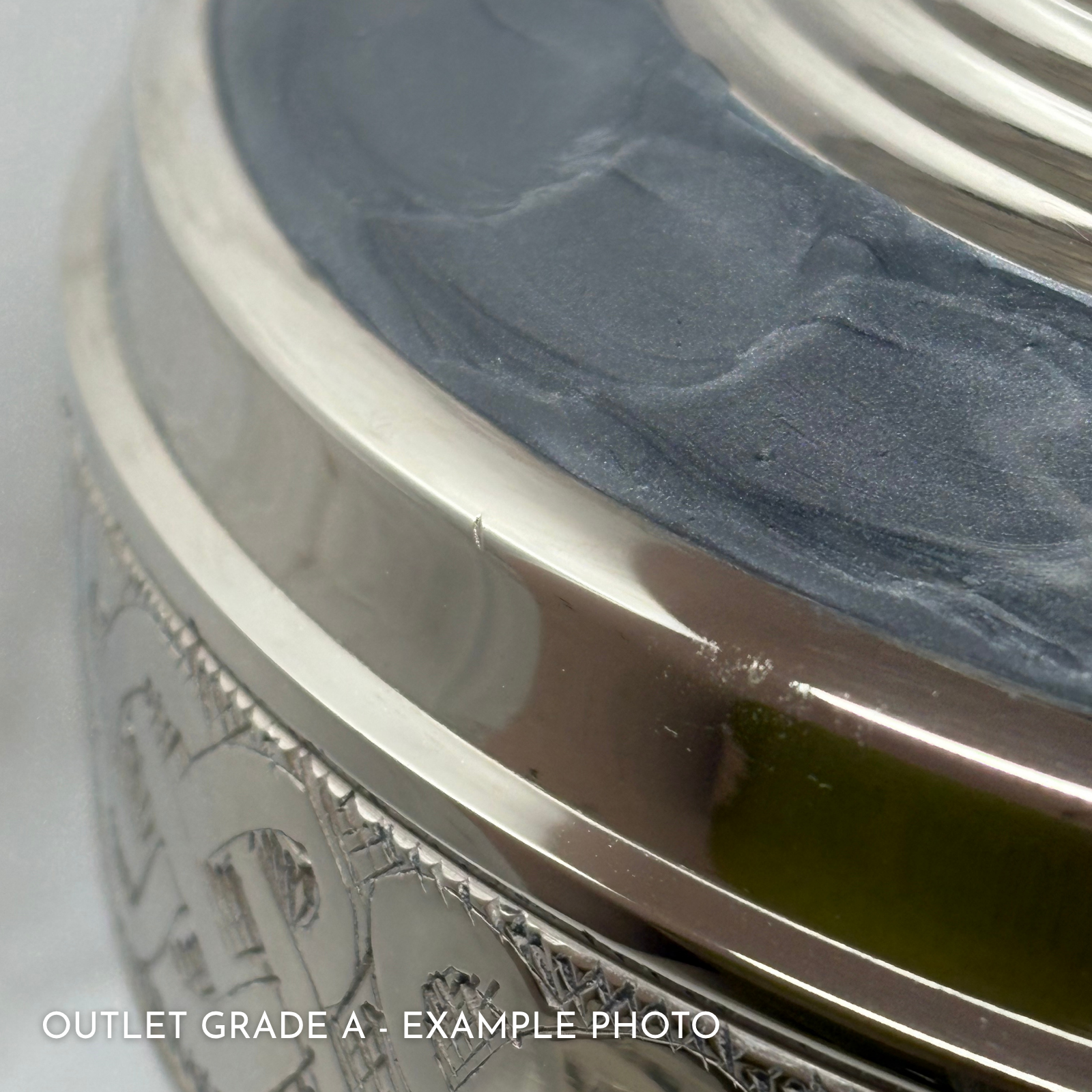 French Grey Serenity Adult Brass Urn | Outlet Grade A - Image 3