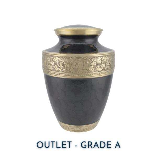 Graphite Grey Dignity Adult Brass Urn | Outlet Grade A