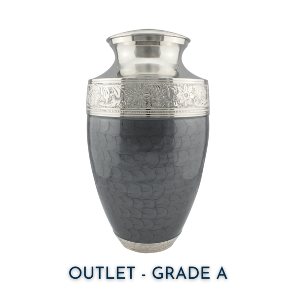 Double French Grey Tranquility Urn | Outlet Grade A