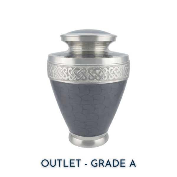 French Grey Serenity Adult Brass Urn | Outlet Grade A