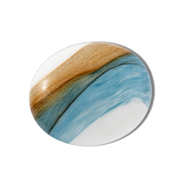 Glass Memory Pebble - Seascape