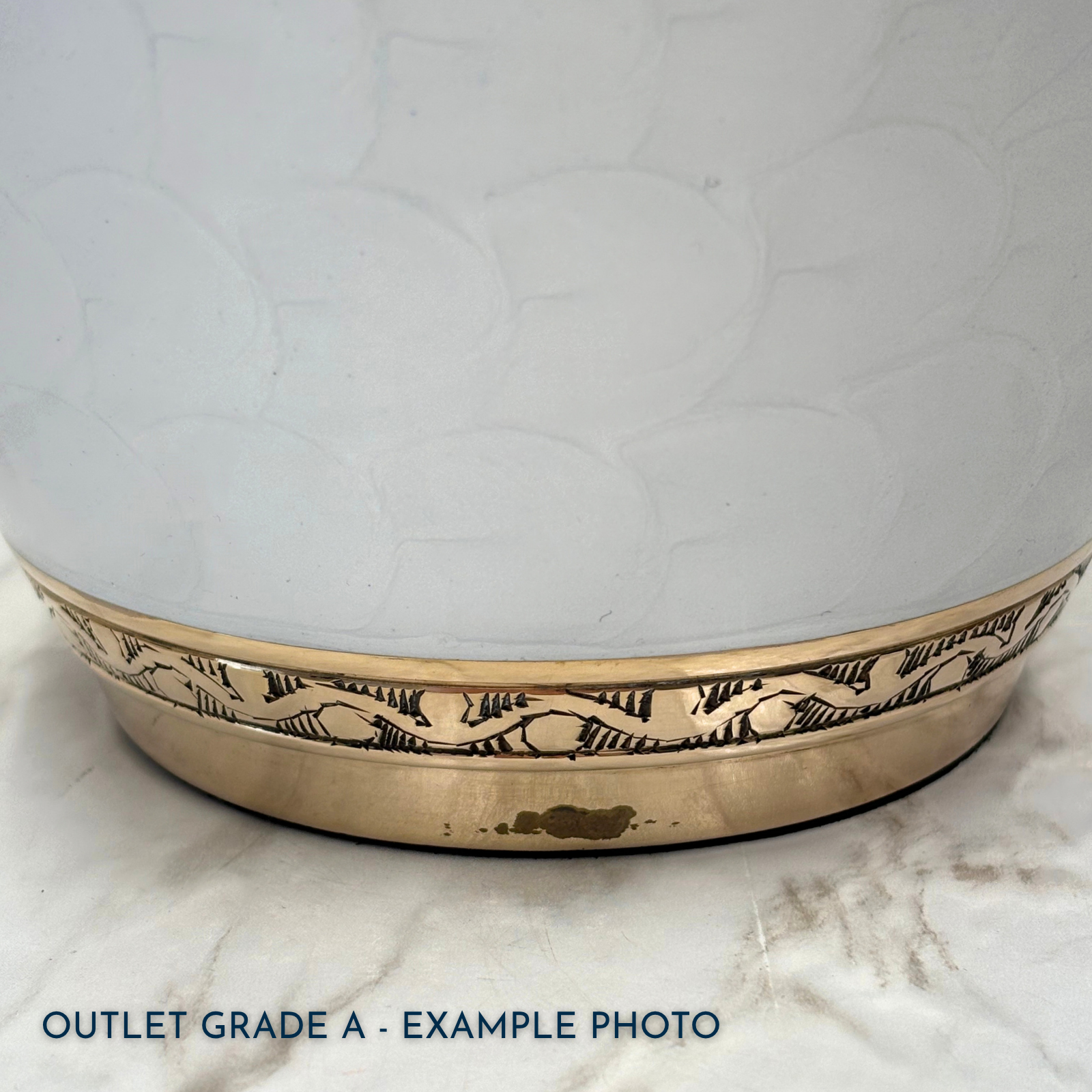 Gold Sympathy Adult Brass Urn | Outlet Grade A - Image 3