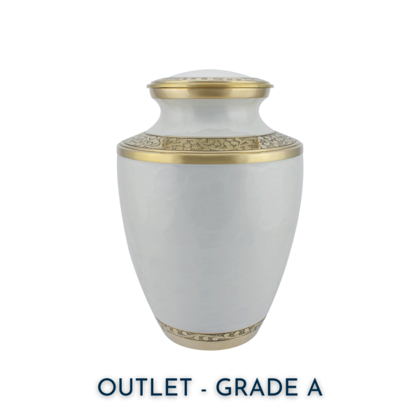 Gold Sympathy Adult Brass Urn | Outlet Grade A