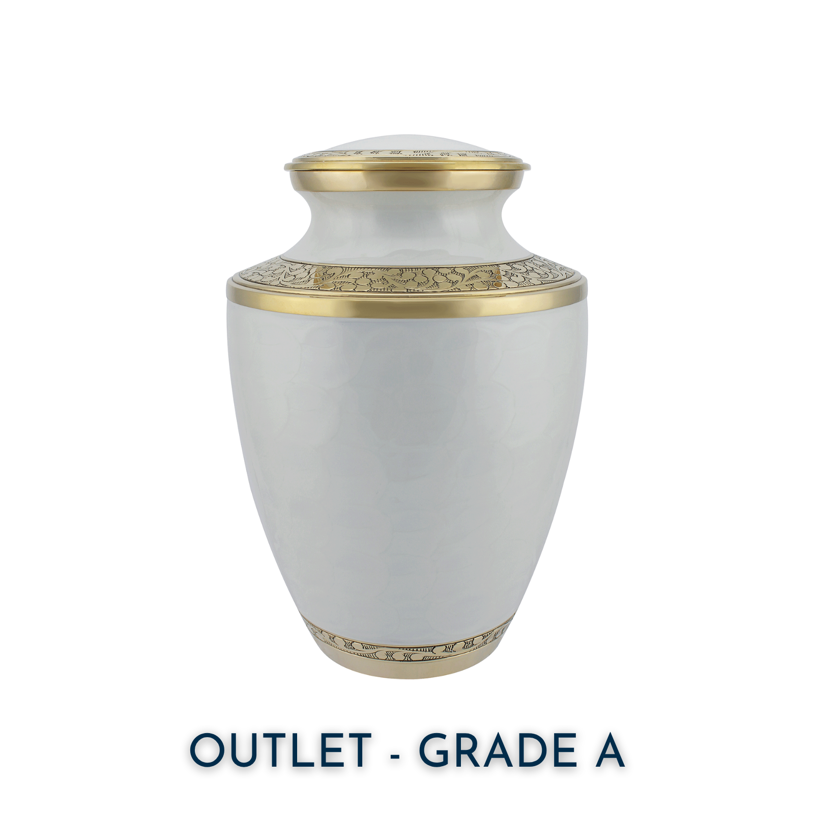 Gold Sympathy Adult Brass Urn | Outlet Grade A
